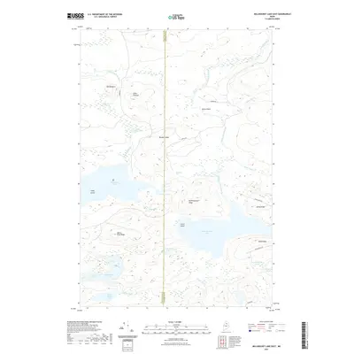 2021 Map of Millinocket Lake East, 2021 Print