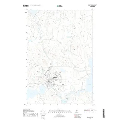 2018 Map of Millinocket, 2018 Print
