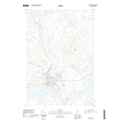 2021 Map of Millinocket, 2021 Print