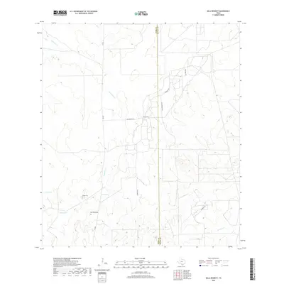 2019 Map of Mills Bennett, 2019 Print