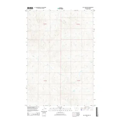 2014 Map of Mills Creek West, 2014 Print