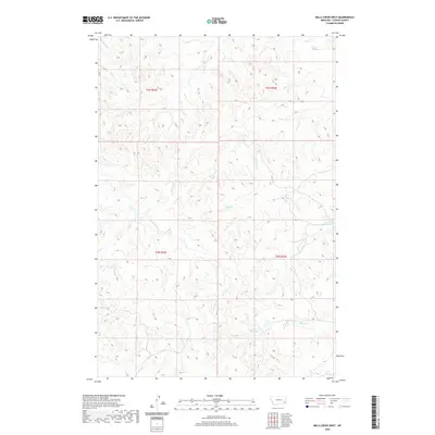 2020 Map of Mills Creek West, 2020 Print