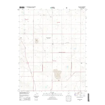 2013 Map of Mills East, 2013 Print
