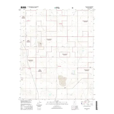 2017 Map of Mills East, 2017 Print