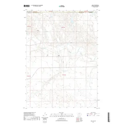 2017 Map of Mills, 2017 Print