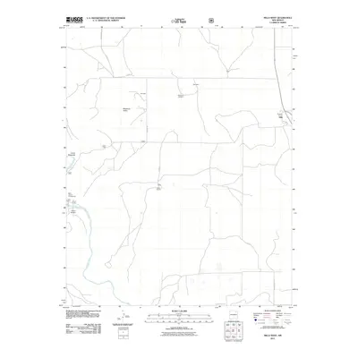 2011 Map of Mills West, 2011 Print