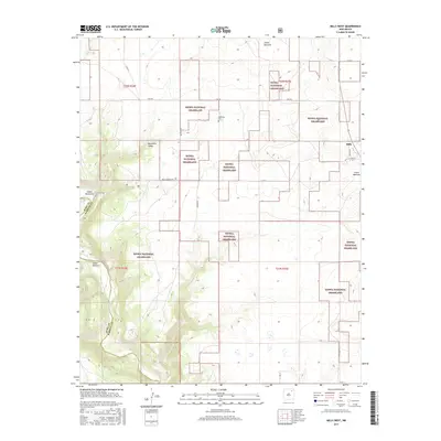2017 Map of Mills West, 2017 Print