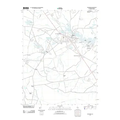 2011 Map of Millsboro, 2011 Print