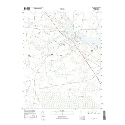 2016 Map of Millsboro, 2016 Print