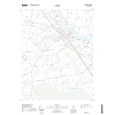 2019 Map of Millsboro, 2019 Print