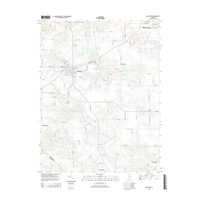 2015 Map of Millstadt, 2015 Print