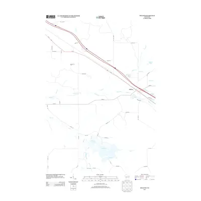 2013 Map of Millston, 2013 Print