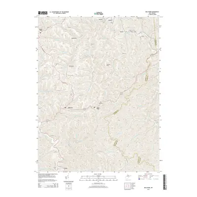 2014 Map of Millstone, 2014 Print