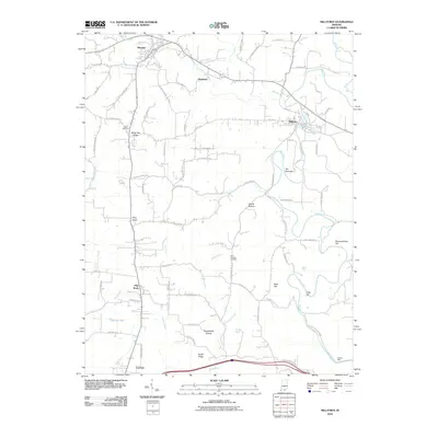 2010 Map of Milltown, 2010 Print