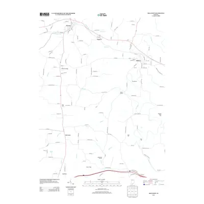 2013 Map of Milltown, 2013 Print