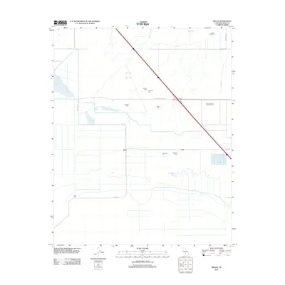 2012 Map of Millux, 2012 Print
