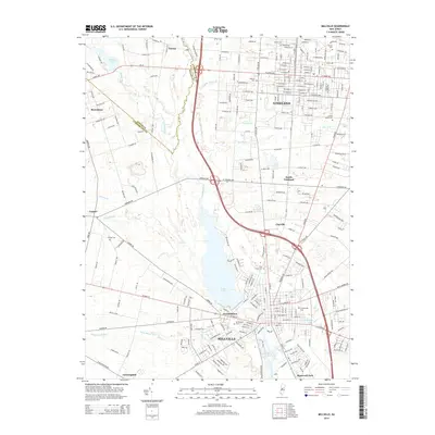 2014 Map of Millville, 2014 Print