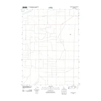 2011 Map of Milner Butte, 2011 Print