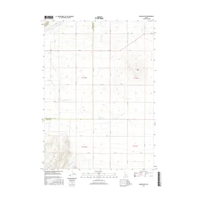 2017 Map of Milner Butte, 2017 Print