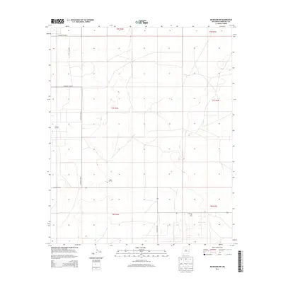 2013 Map of Milnesand NW, 2013 Print