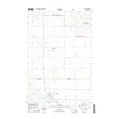 2014 Map of Milnor, 2014 Print