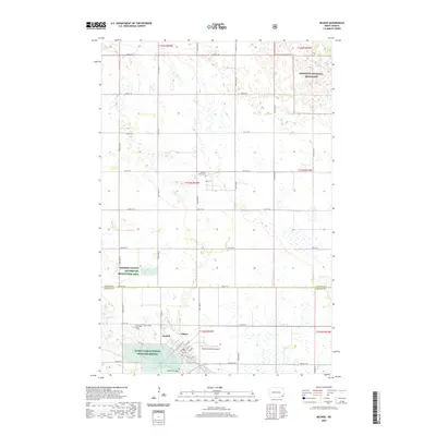 2020 Map of Milnor, 2020 Print