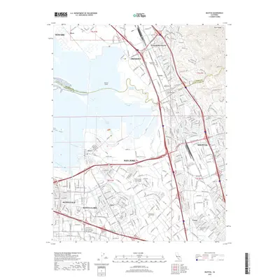 2018 Map of Milpitas, 2018 Print