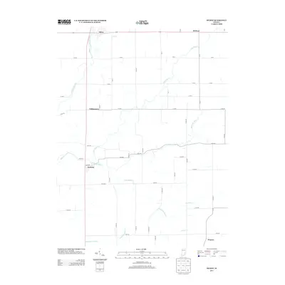 2013 Map of Milroy, 2013 Print