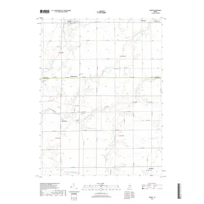 2019 Map of Milroy, 2019 Print