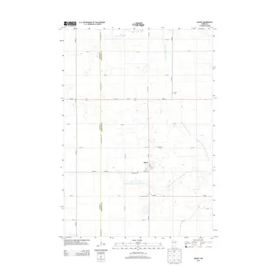 2013 Map of Milroy, 2013 Print