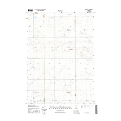2016 Map of Milroy SE, 2016 Print