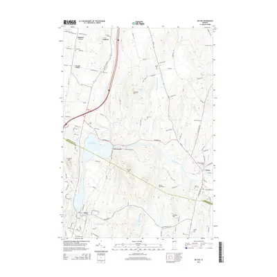 2015 Map of Milton, 2015 Print