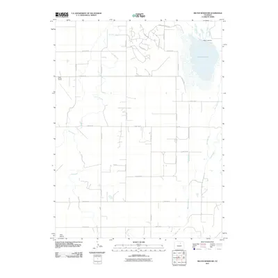 2010 Map of Milton Reservoir, 2010 Print