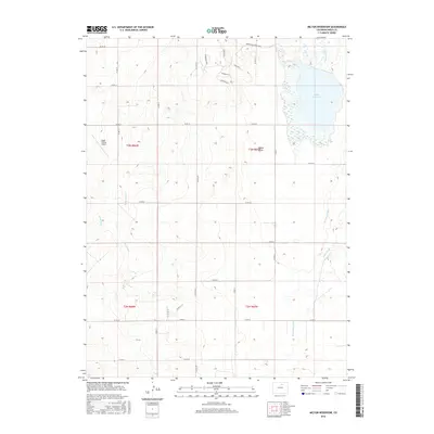 2016 Map of Milton Reservoir, 2016 Print