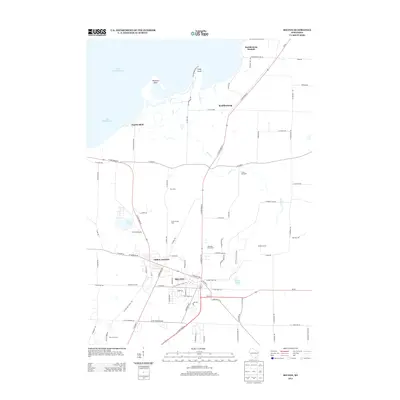 2013 Map of Milton, 2013 Print