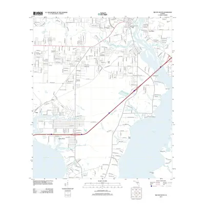 2012 Map of Milton South, 2012 Print