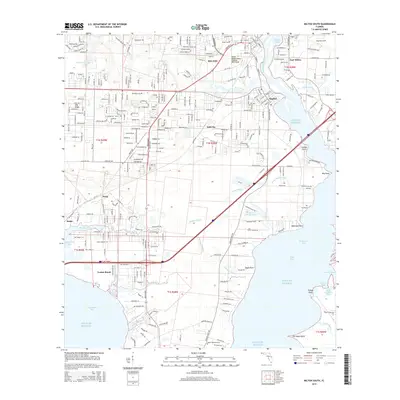 2015 Map of Milton South, 2015 Print