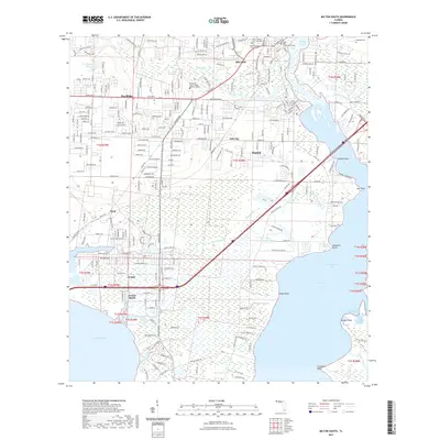 2021 Map of Milton South, 2021 Print