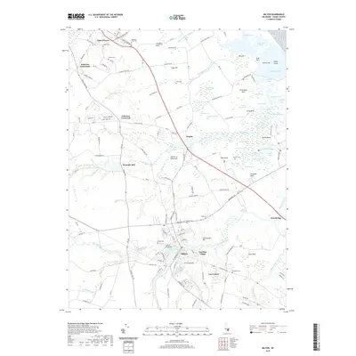 2019 Map of Milton, 2019 Print