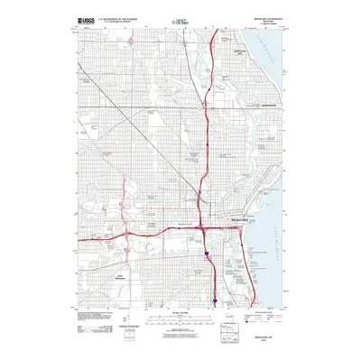 2010 Map of Milwaukee, 2010 Print