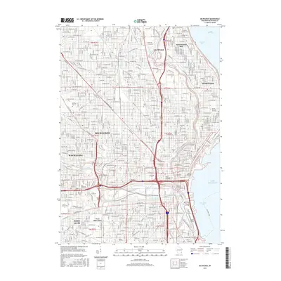2016 Map of Milwaukee, 2016 Print