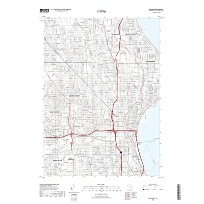 2018 Map of Milwaukee, 2018 Print