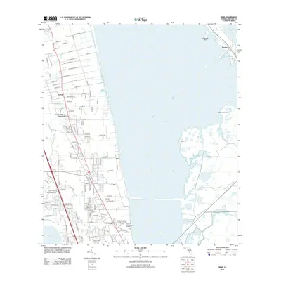 2012 Map of Mims, 2012 Print