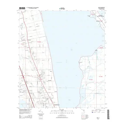 2015 Map of Mims, 2015 Print