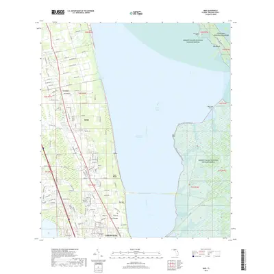 2018 Map of Mims, 2018 Print