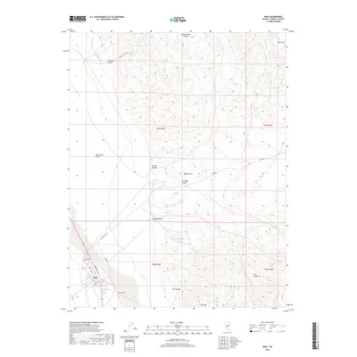 2018 Map of Mina, 2018 Print