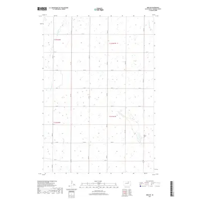 2017 Map of Mina SW, 2017 Print