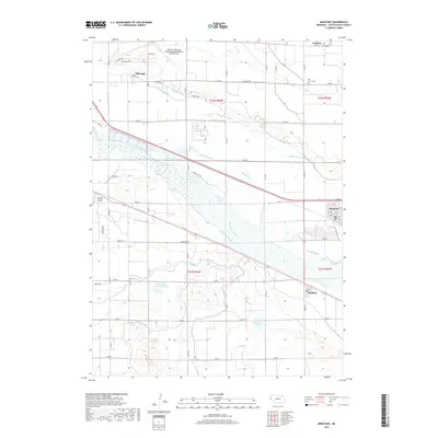 2017 Map of Minatare, 2017 Print