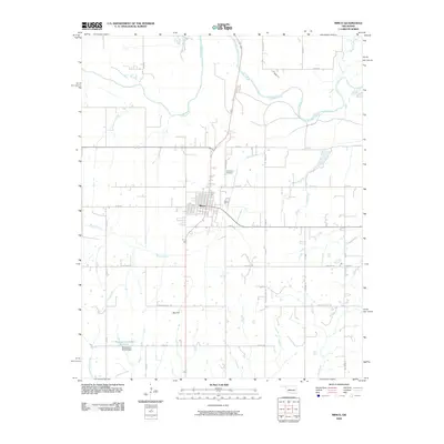 2009 Map of Minco, 2009 Print