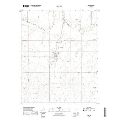 2018 Map of Minco, 2018 Print